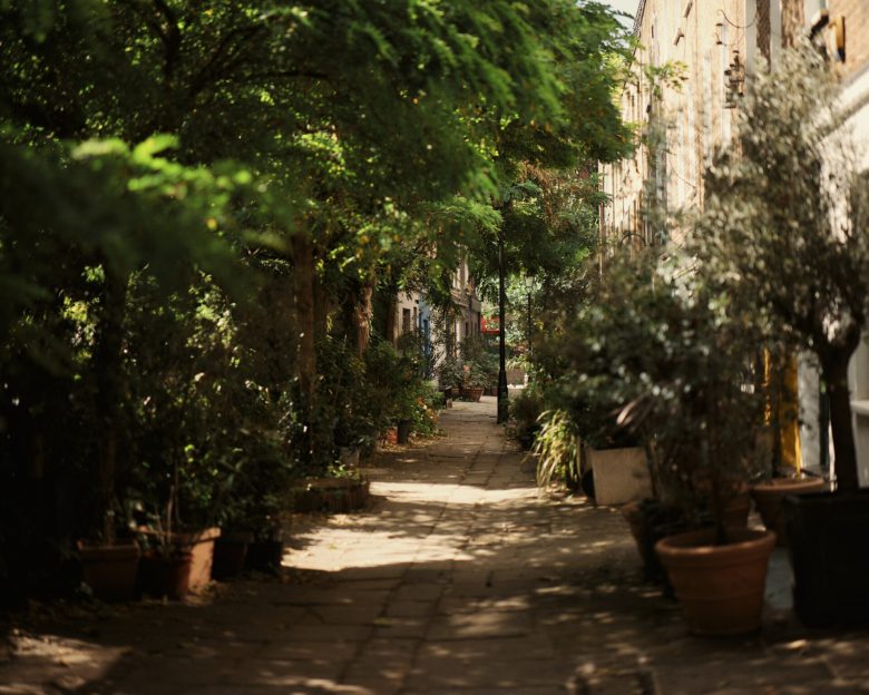 Fitzrovia near The Newman boutique hotel in London