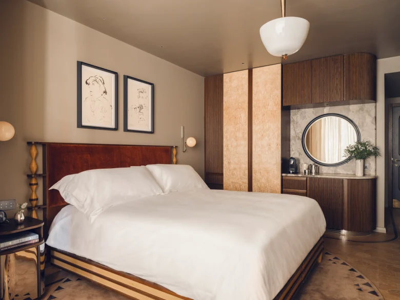 Room at the Newman boutique hotel in London