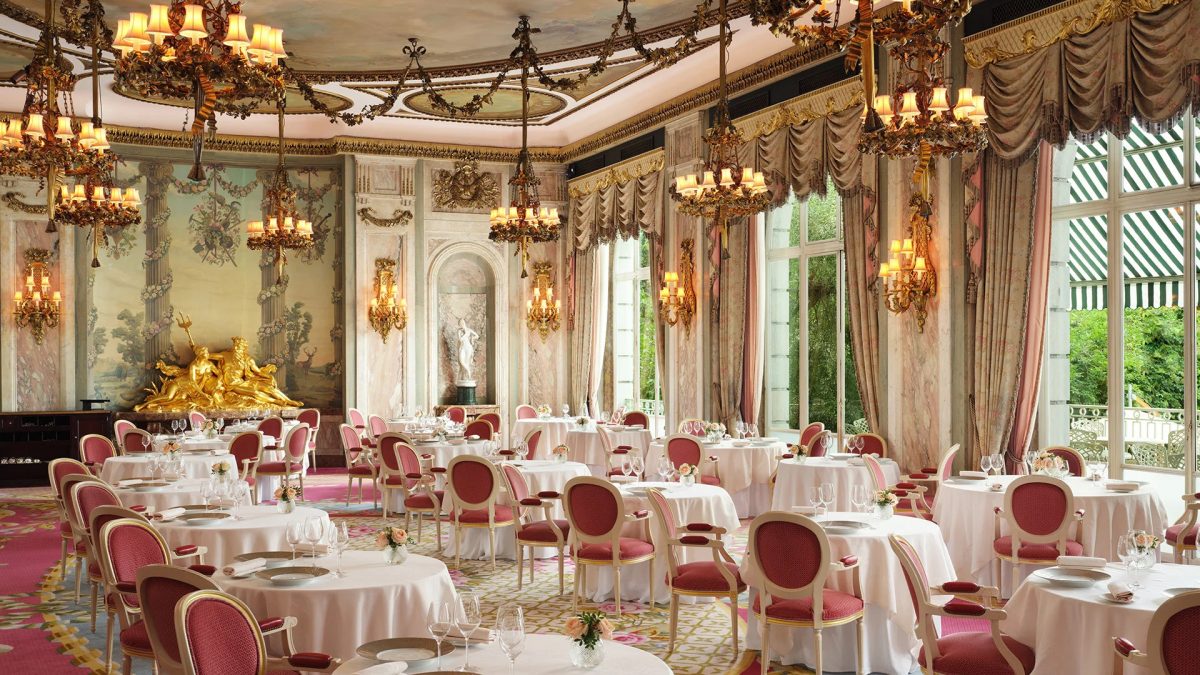 The Ritz Restaurants with two michelin stars.
