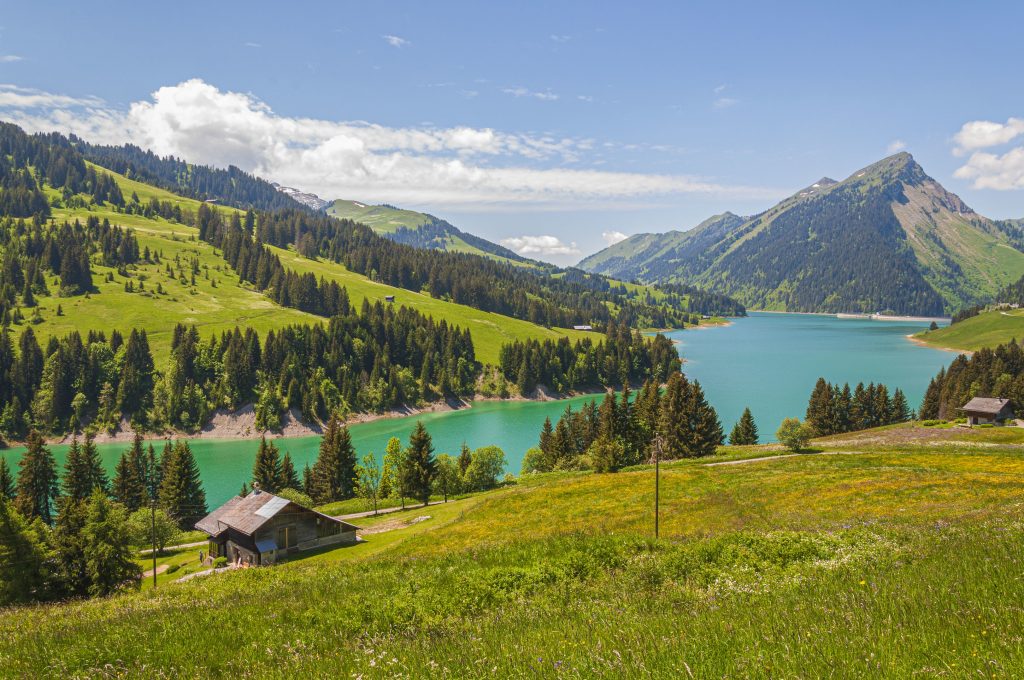 Switzerland lake landscape
