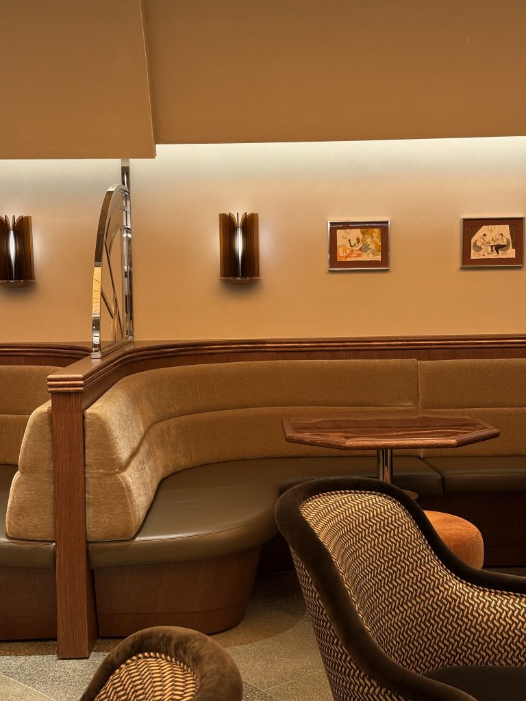 Gambit bar booth at the Newamn Hotel