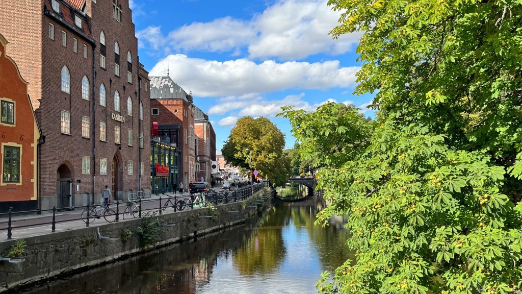 Fyris river in Uppsala